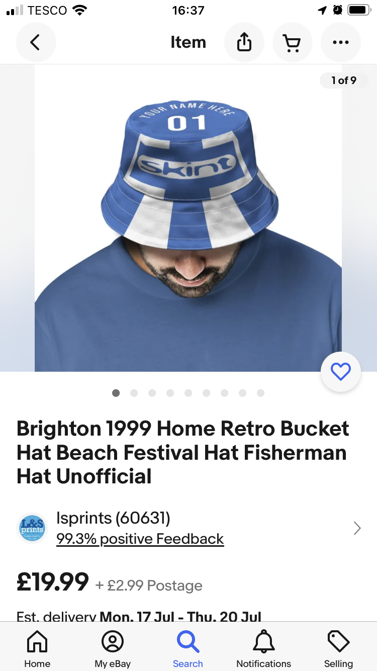 Albion] - BHA Bucket Hat | North Stand Chat - Brighton & Hove Albion Fan  Site and Forum