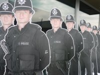 £££ Cardboard cutouts of policeman which have been placed in stores in across the country to pre.jpg